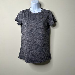 Under Armour Grey Marbled Loose Fit HeatGear Shirt Women's XS